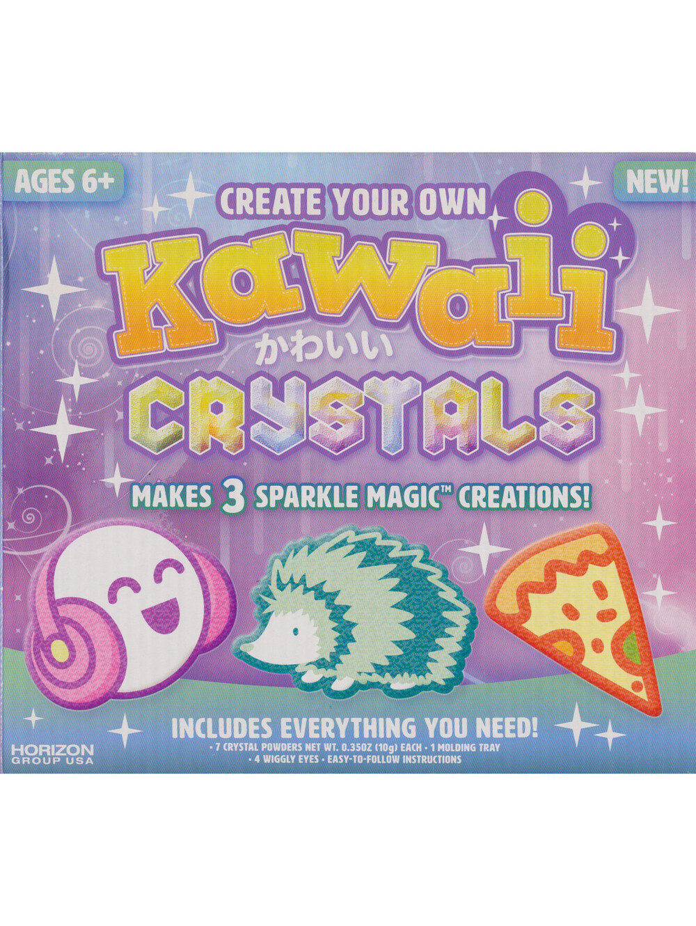 Creat Your Own Kawaii Crystals (Makes 3 Sparkle Magic Creations!)